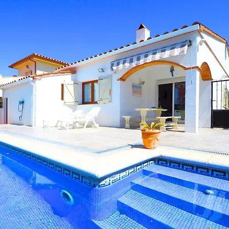 Con Piscina Privada, Aire Acondicionado Y Wifi Cerca De Playa - 3 Habitaciones, 2 Banos - Es-325-15 Casa de Férias